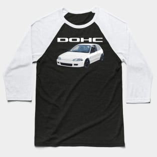 SIR II EG hatch B16 DOHC VTEC Initial D Baseball T-Shirt